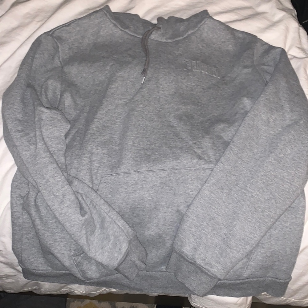 Men’s Gray Puma Hoodie